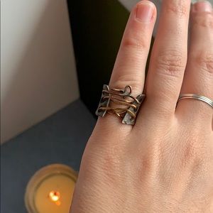 Handmade Copper Corset Ring